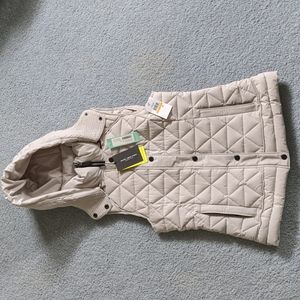 NWT Marc New York Quilted Light Grey Vest- Small